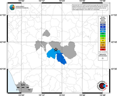 Mappa MCS - territori comunali