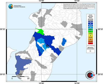 Mappa MCS - territori comunali