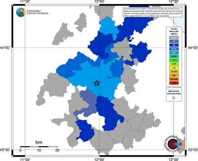 Mappa MCS - territori comuni