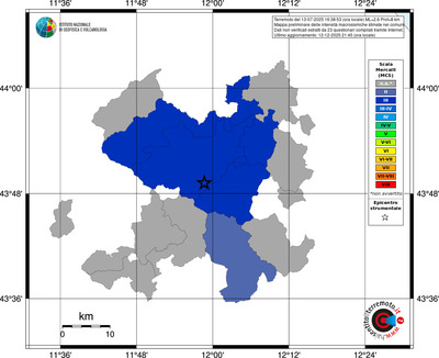 Mappa MCS - territori comuni