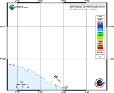 Mappa EMS - territori località