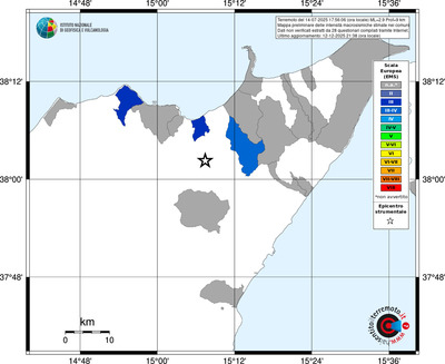 Mappa EMS - territori comuni