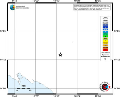 Mappa MCS - territori località
