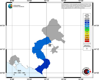 Mappa MCS - territori comuni