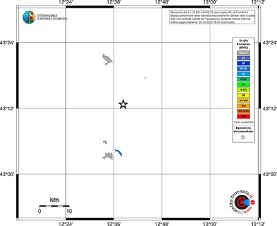 Mappa EMS - territori località