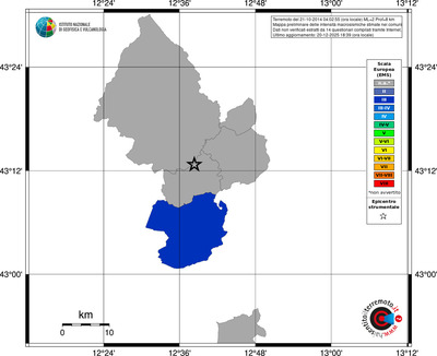 Mappa EMS - territori comuni
