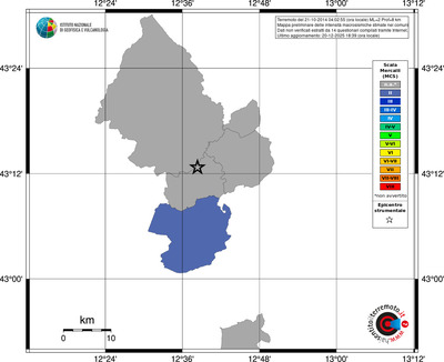 Mappa MCS - territori comuni