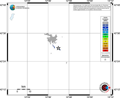 Mappa EMS - territori località