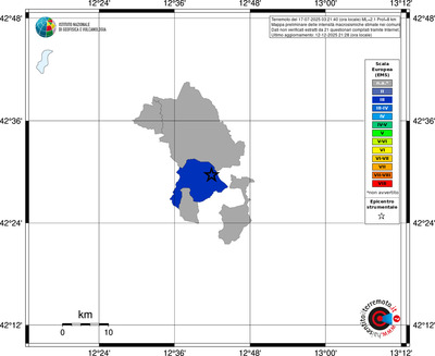 Mappa EMS - territori comuni