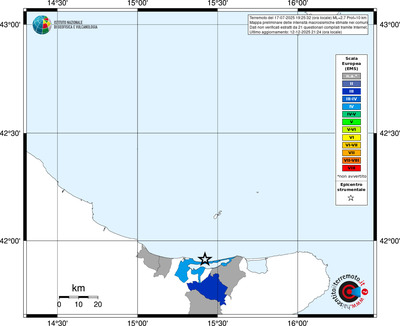 Mappa EMS - territori comuni