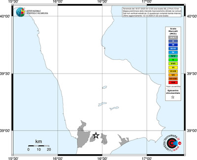 Mappa MCS - territori comuni