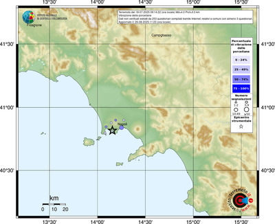 Mappa comuni con almeno 3 questionari