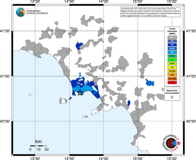 Mappa EMS - territori comuni
