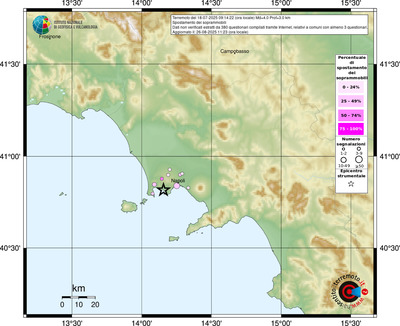 Mappa comuni con almeno 3 questionari