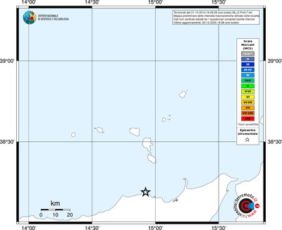 Mappa MCS - territori località