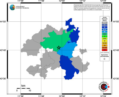 Mappa MCS - territori comuni