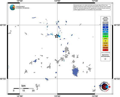 Mappa MCS - territori località