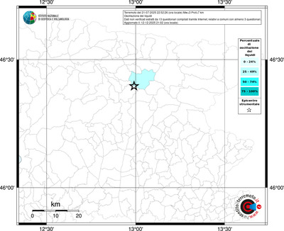 Mappa territorio comunale con almeno 3 questionari