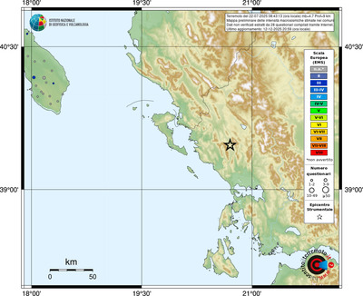 Mappa EMS - comuni