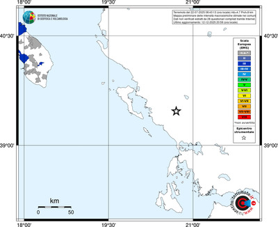 Mappa EMS - territori comuni