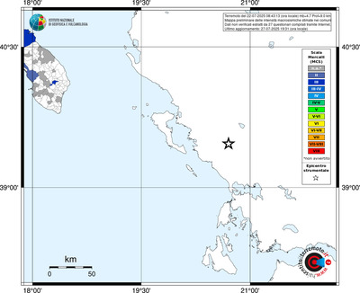 Mappa MCS - territori comunali