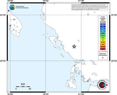 Mappa EMS - territori località