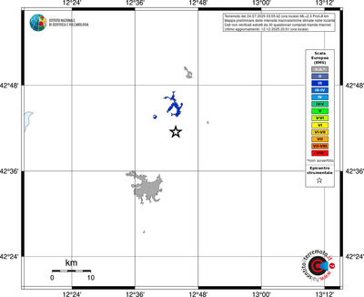 Mappa EMS - territori località