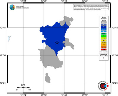 Mappa EMS - territori comuni