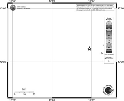 Mappa EMS - territori località