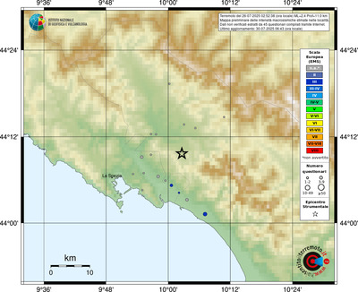 Mappa EMS - località