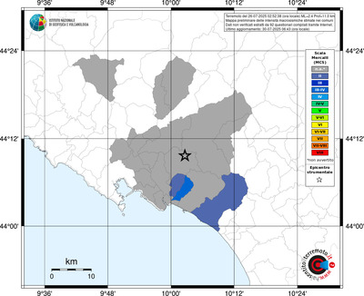 Mappa MCS - territori comunali