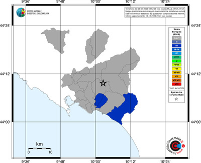 Mappa EMS - territori comuni