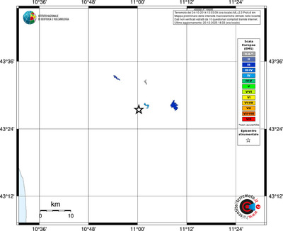 Mappa EMS - territori località