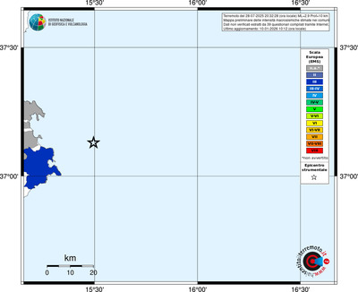 Mappa EMS - territori comuni