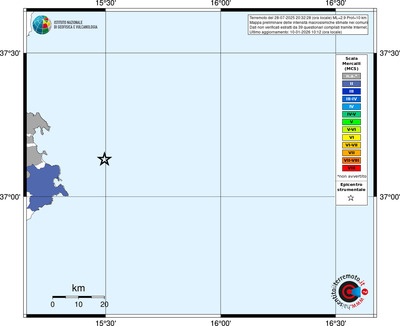 Mappa MCS - territori comuni