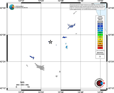 Mappa MCS - territori località