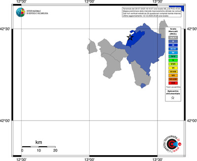 Mappa MCS - territori comuni