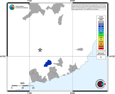 Mappa EMS - territori comuni