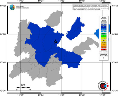 Mappa EMS - territori comuni