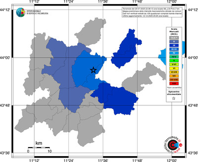 Mappa MCS - territori comuni