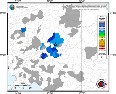 Mappa EMS - territori comunali