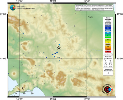 Mappa EMS - località