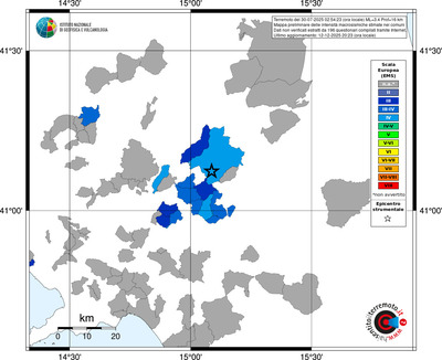 Mappa EMS - territori comuni
