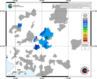 Mappa MCS - territori comuni