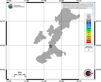 Mappa EMS - territori comuni