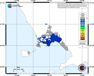 Mappa EMS - territori località