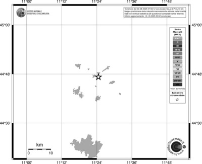 Mappa MCS - territori località