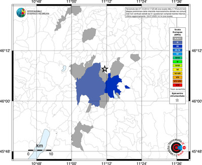 Mappa EMS - territori comunali