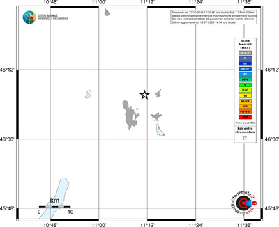 Mappa MCS - territori delle località