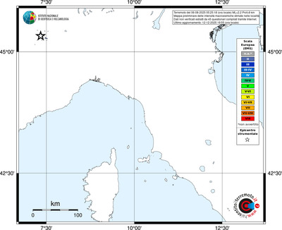 Mappa EMS - territori località